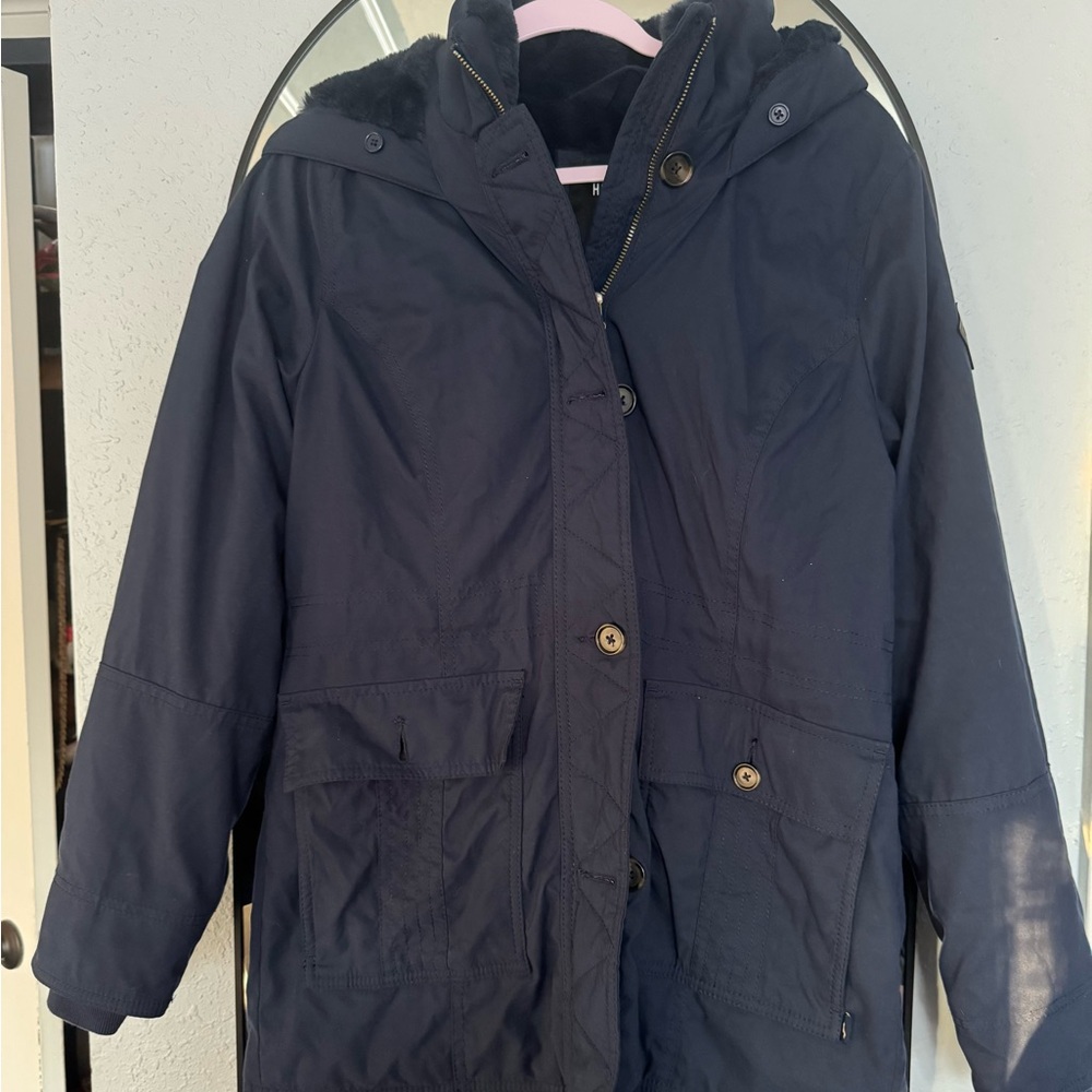 Hollister Dark Blue Utility Jacket